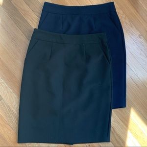Trina Turk black and navy skirts